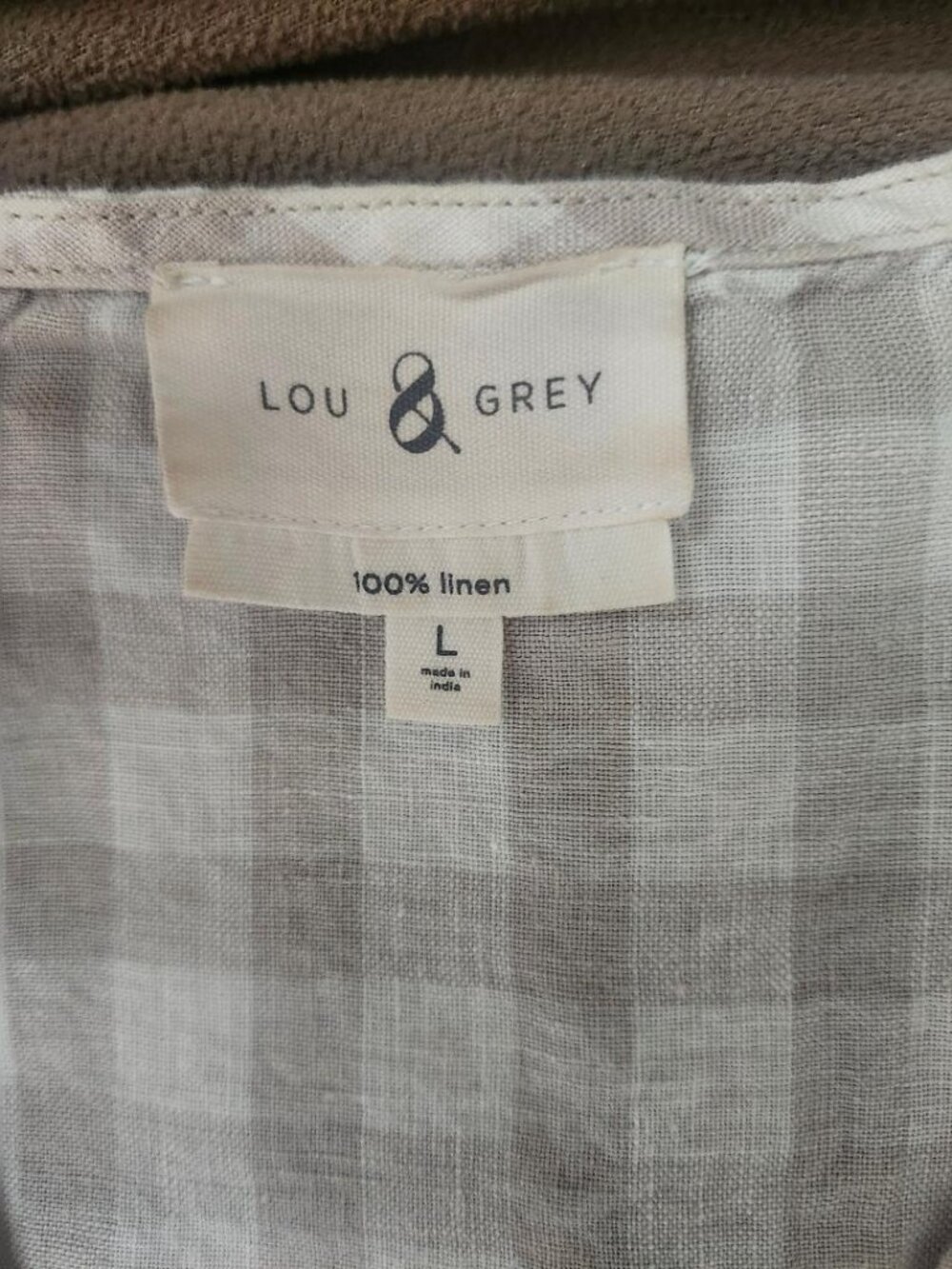 Lou & Gray by LOFT Linen Top Size L - Picture 3 of 3